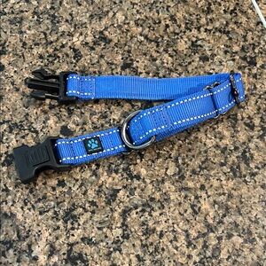 Max & Neo Blue Dog Collar